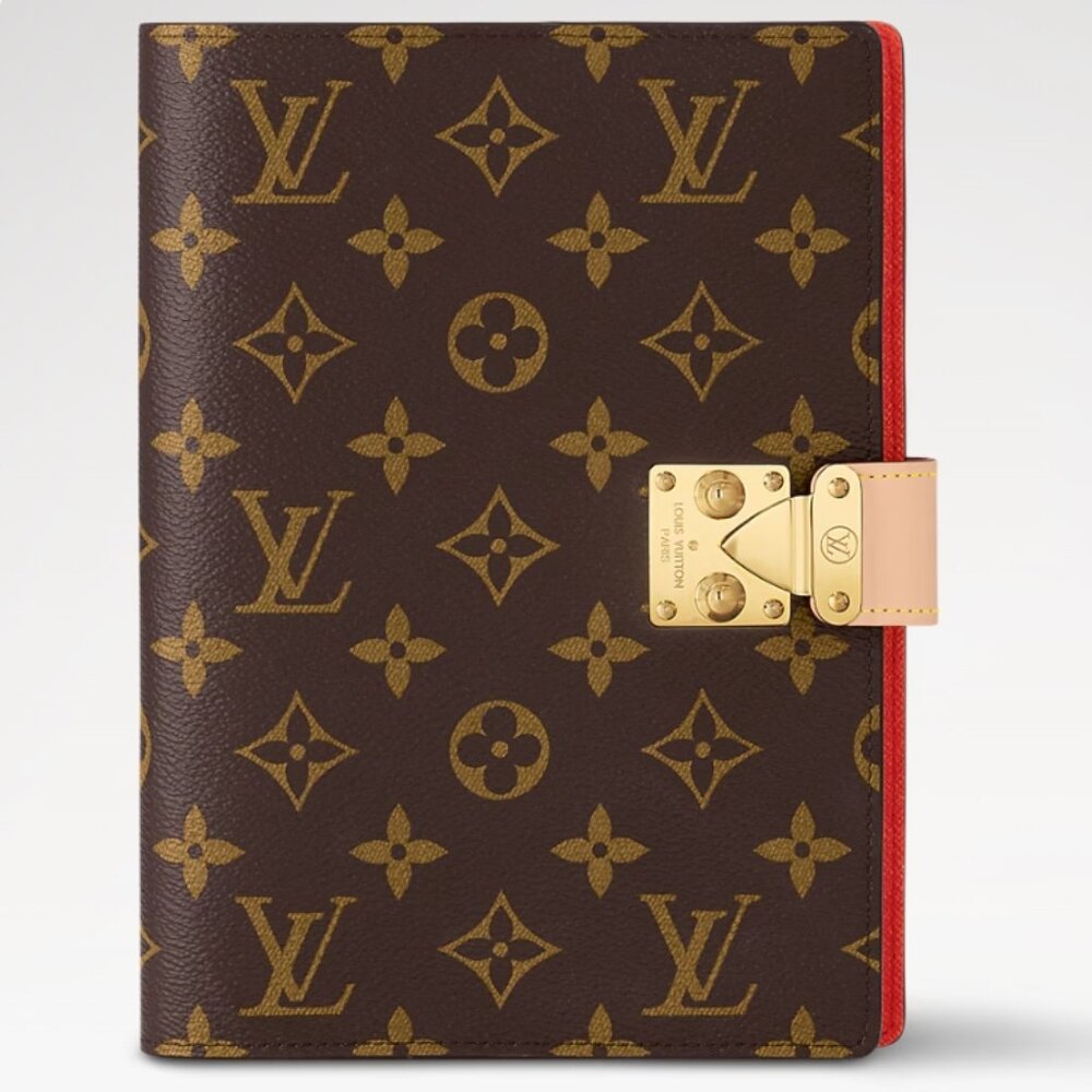 Louis Vuitton Monogram Notebook Cover MM + Refill | Never Used